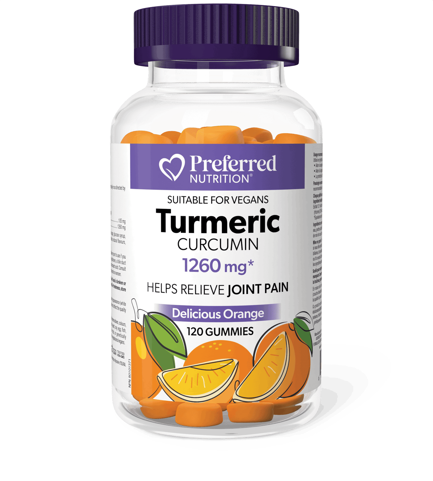 Preferred Nutrition - Turmeric Curcumin Gummies