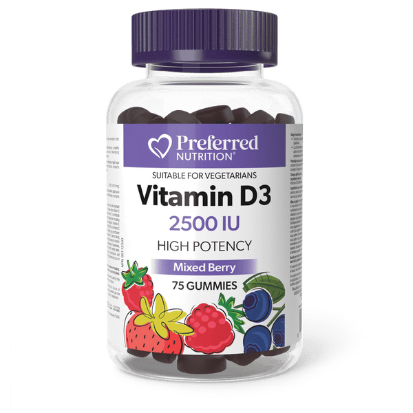 Preferred Nutrition - Vitamin D3 2500IU
