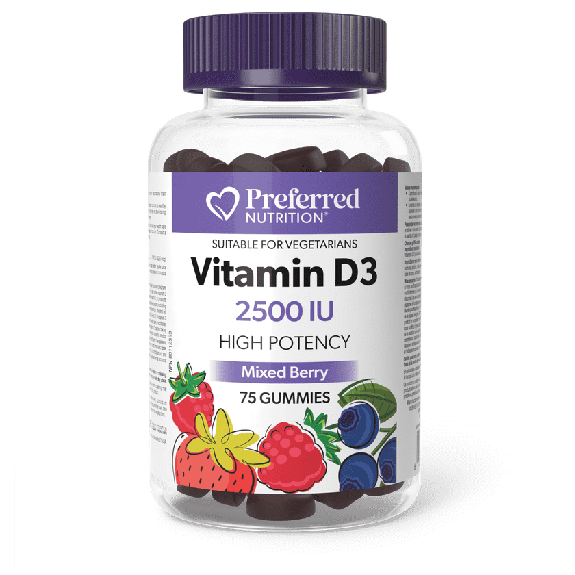Preferred Nutrition - Vitamin D3 2500IU