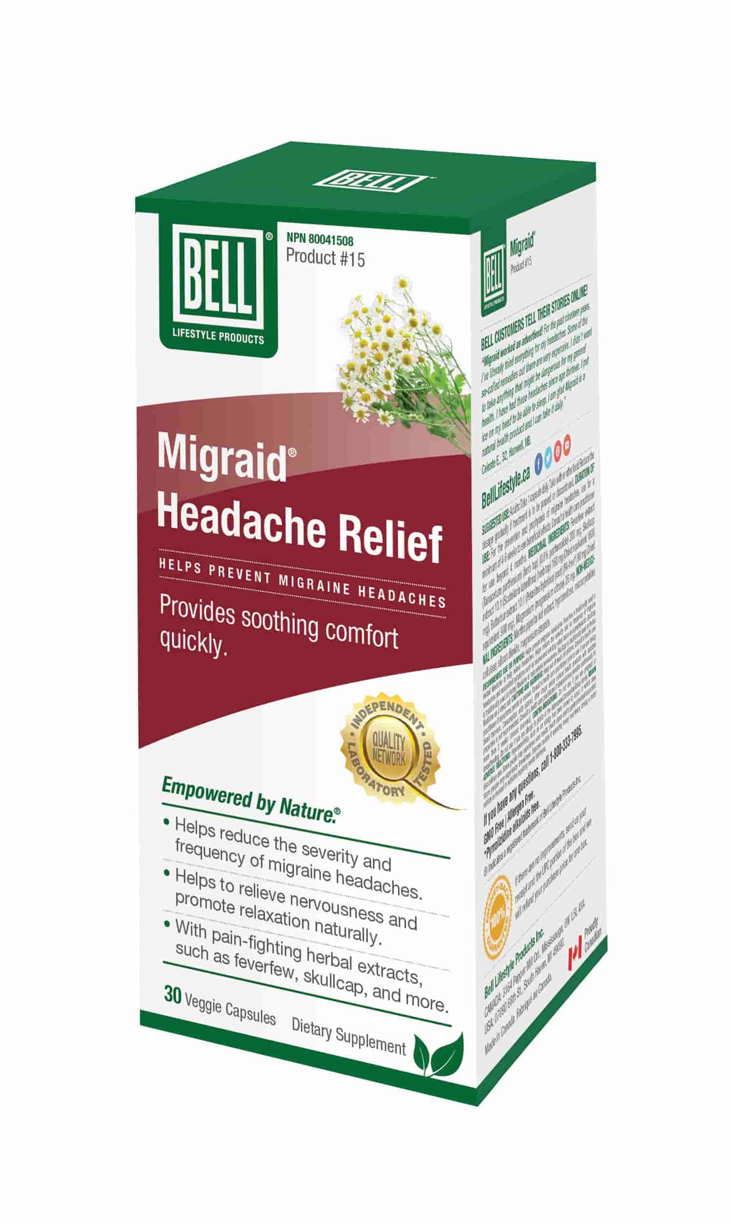 Bell - #15 Migraid Headache Relief