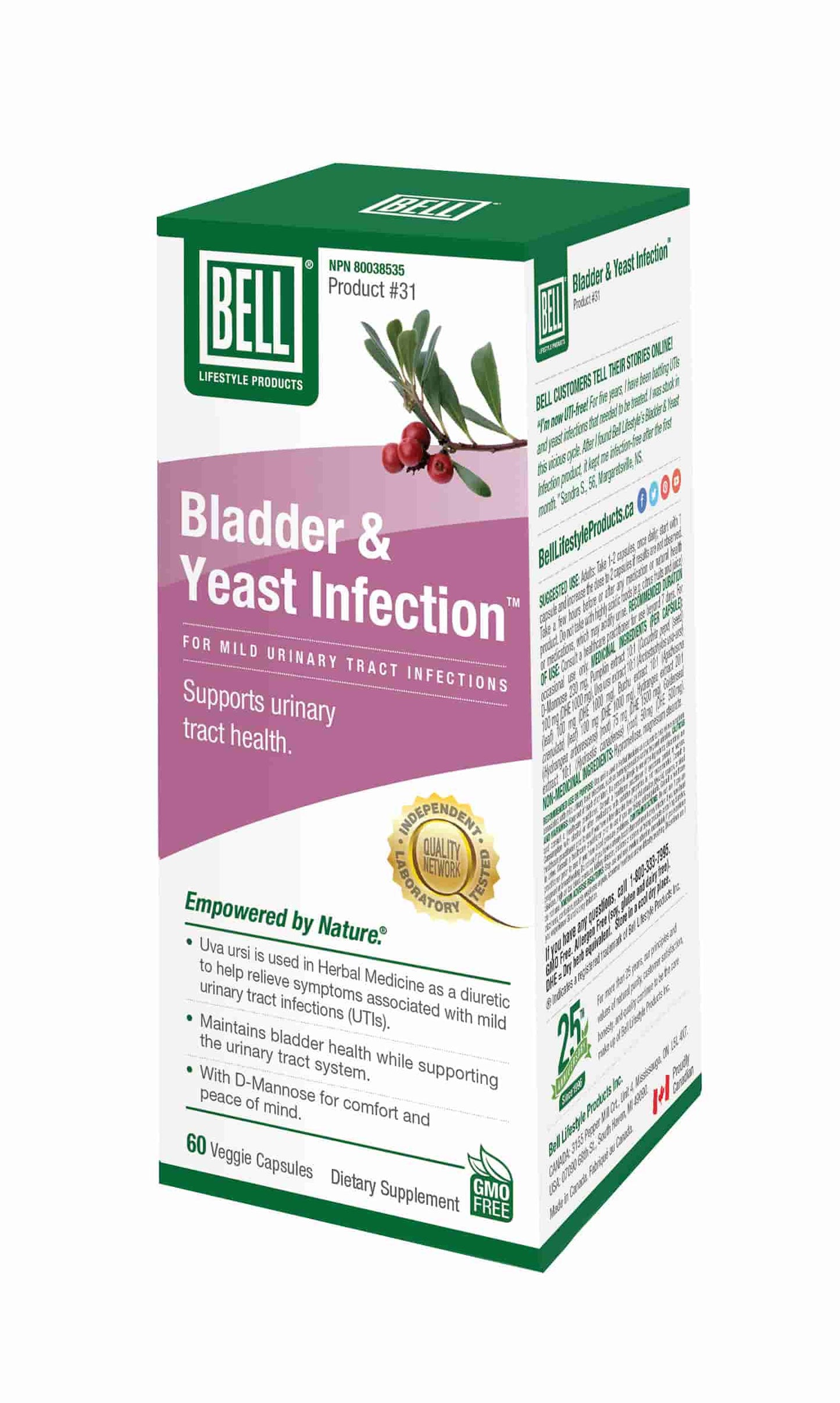 Bell - #31 Bladder and Yeast Infection