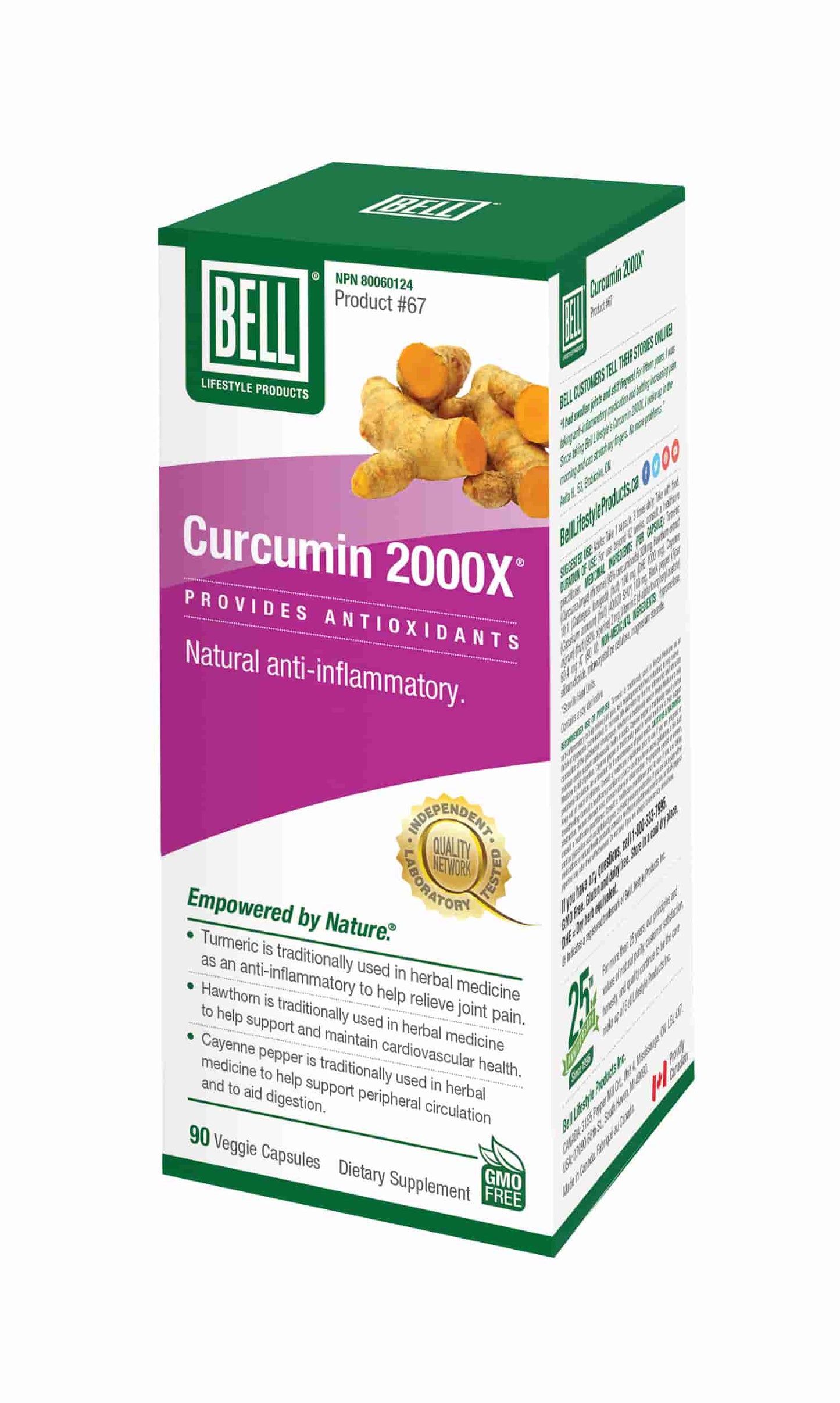 Bell - #67 Curcumin 2000X