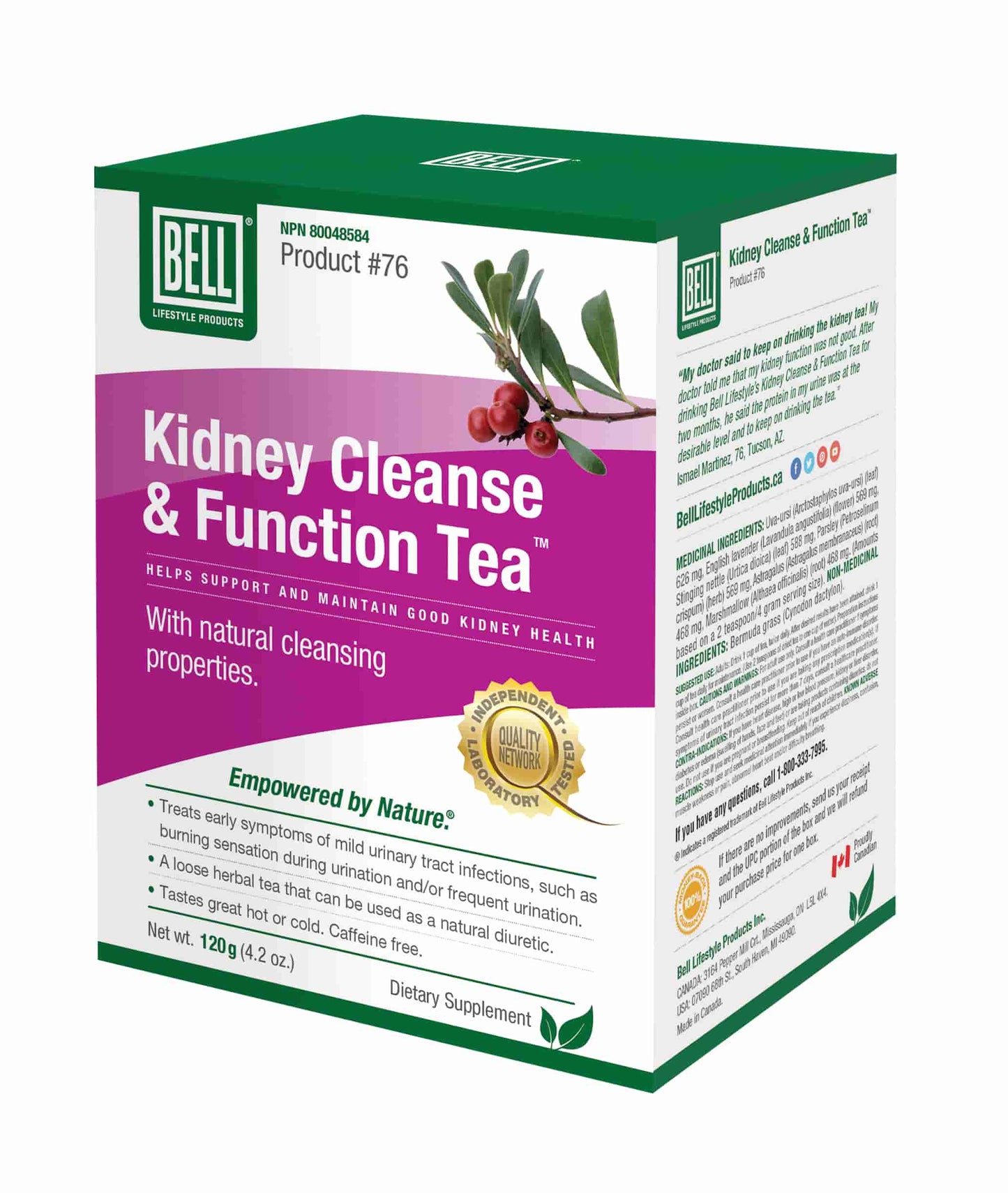 Bell - #76 Kidney Cleanse & Function Tea