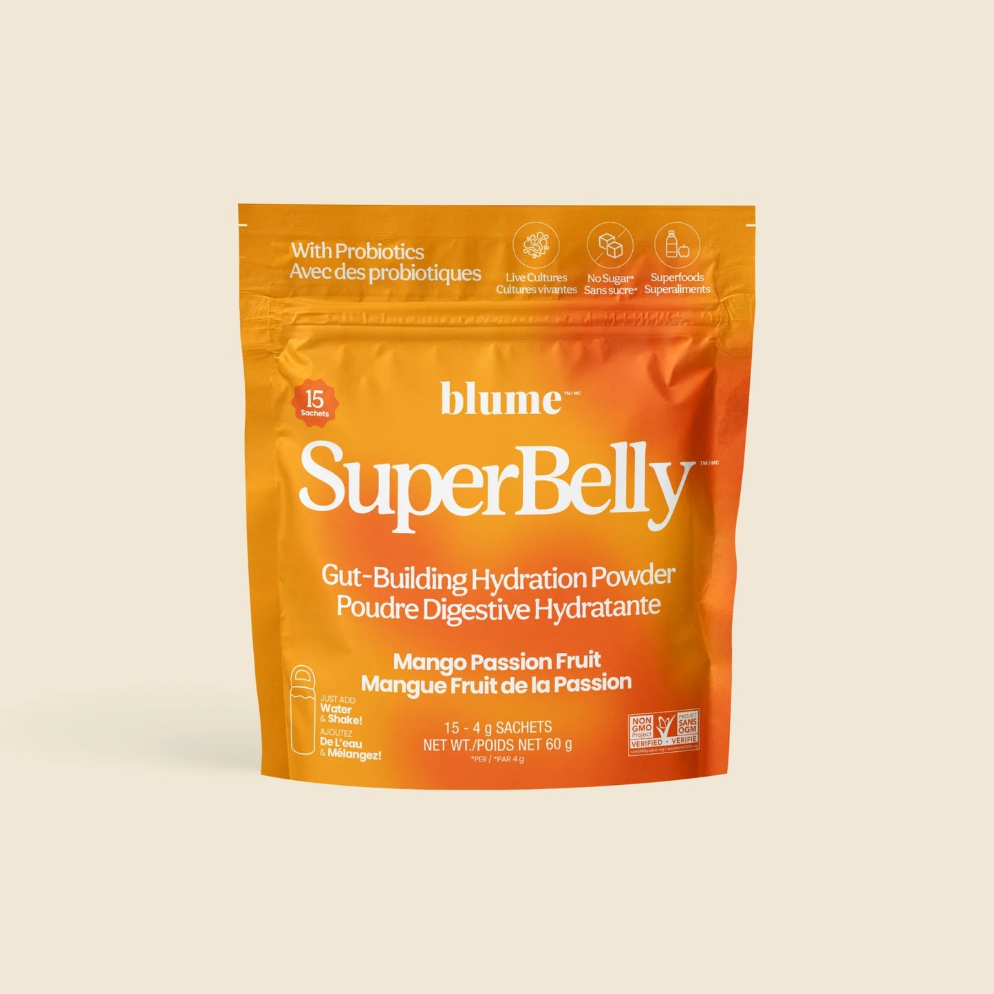 Blume - SuperBelly Hydration Powder - Mango Passion Fruit