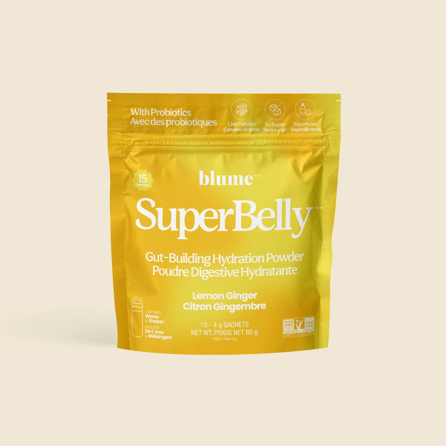 Blume - SuperBelly Hydration Powder - Lemon Ginger