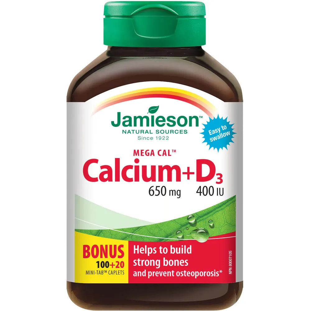 Jamieson - Mega Calcium + D3 - Bonus Size