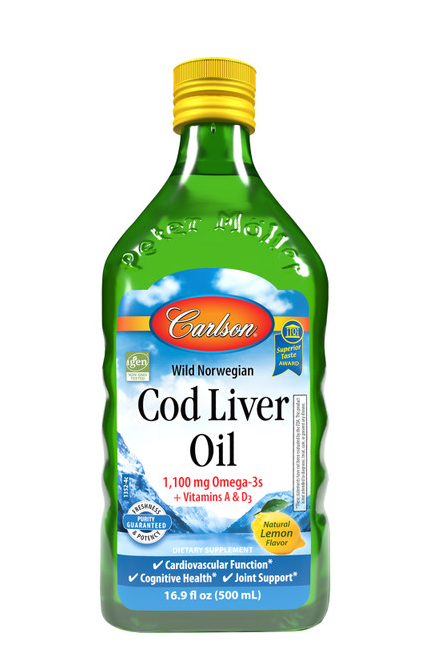 Carlson Laboratories - Carlson Cod Liver Oil Lemon