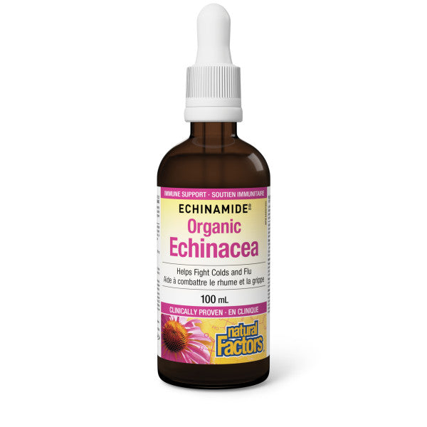 Natural Factors - Echinamide Organic Echinacea Tincture
