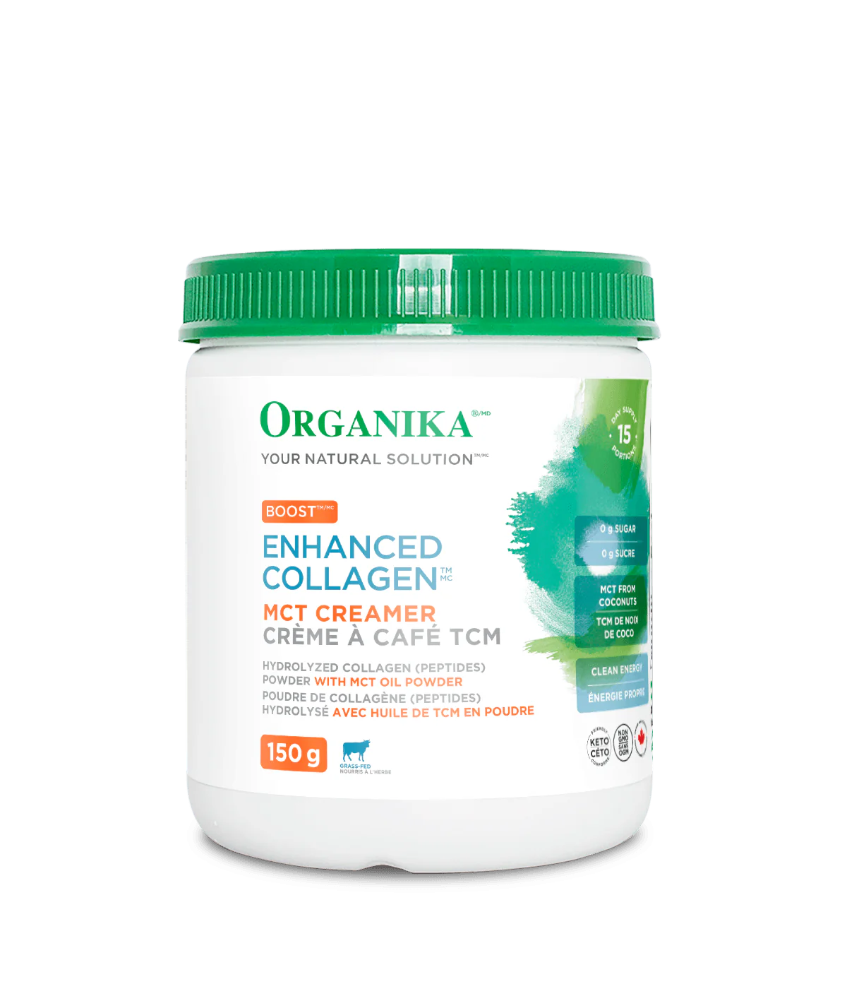 Organika - Enhanced Collagen Boost MCT Creamer - Vanilla