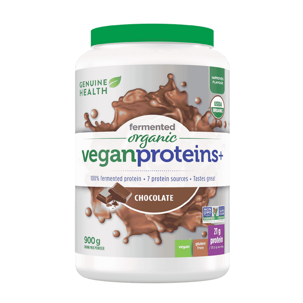 Thumbnail of Genuine Health - Fermented Organic Vegan Proteins+ Chocolate
