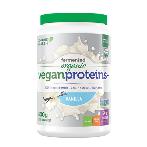 Genuine Health - Fermented Organic Vegan Proteins+ Vanilla