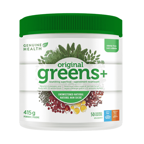 Genuine Health - Greens+ Unsweetened