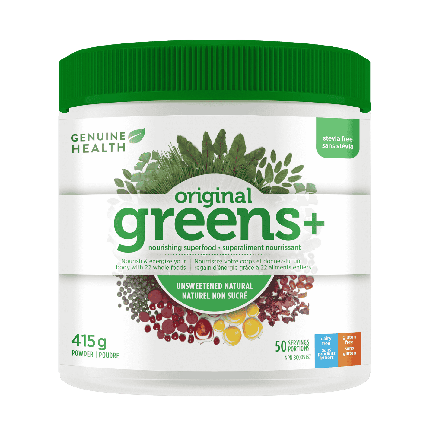 Genuine Health - Greens+ Unsweetened