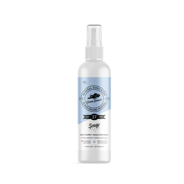 Green Beaver - Natural Mineral Sunscreen Spray SPF27