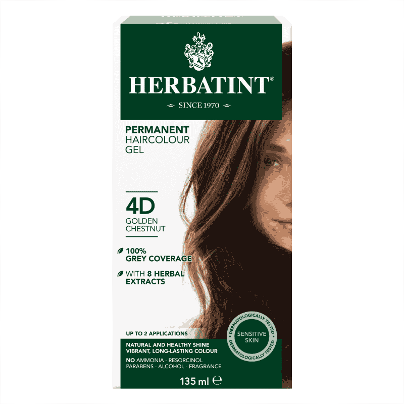 Herbatint - Permanent Hair Colour 4D Golden Chestnut