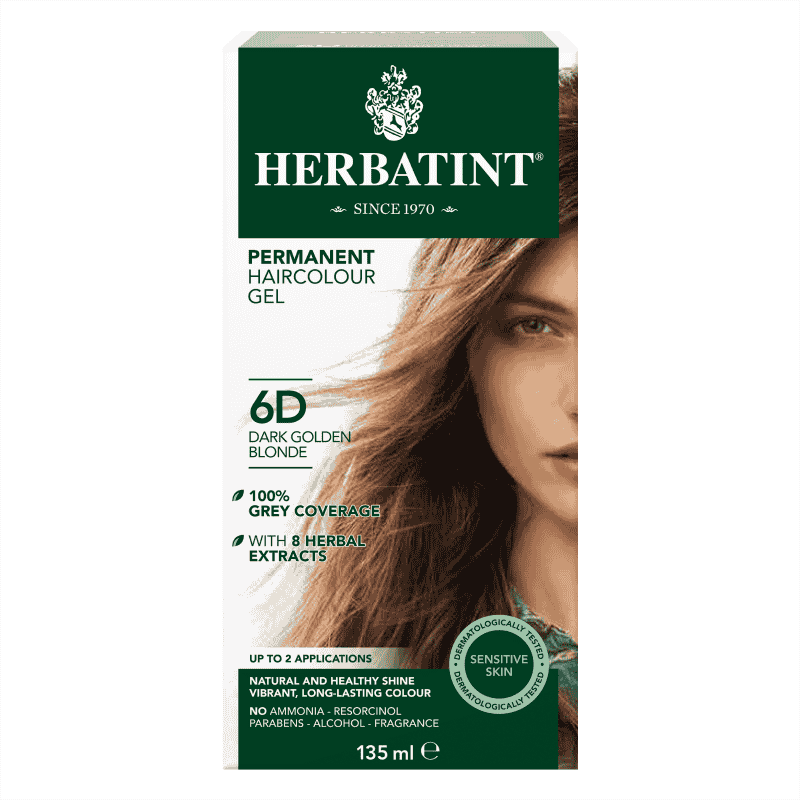 Herbatint - Permanent Hair Colour 6D Dark Golden Blonde