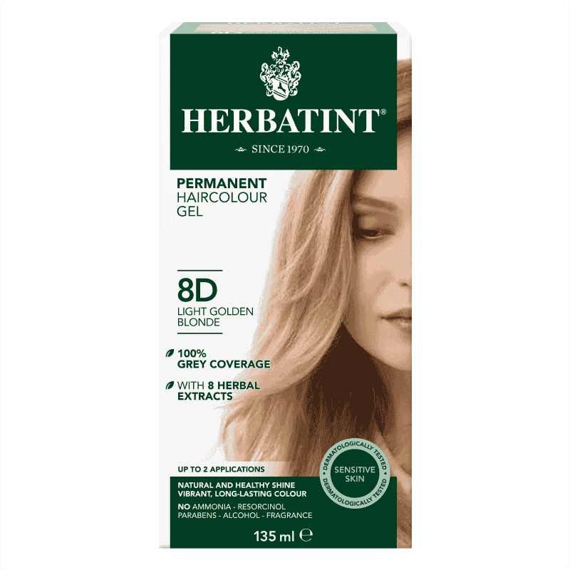 Herbatint - Permanent Hair Colour 8D Light Golden Blonde