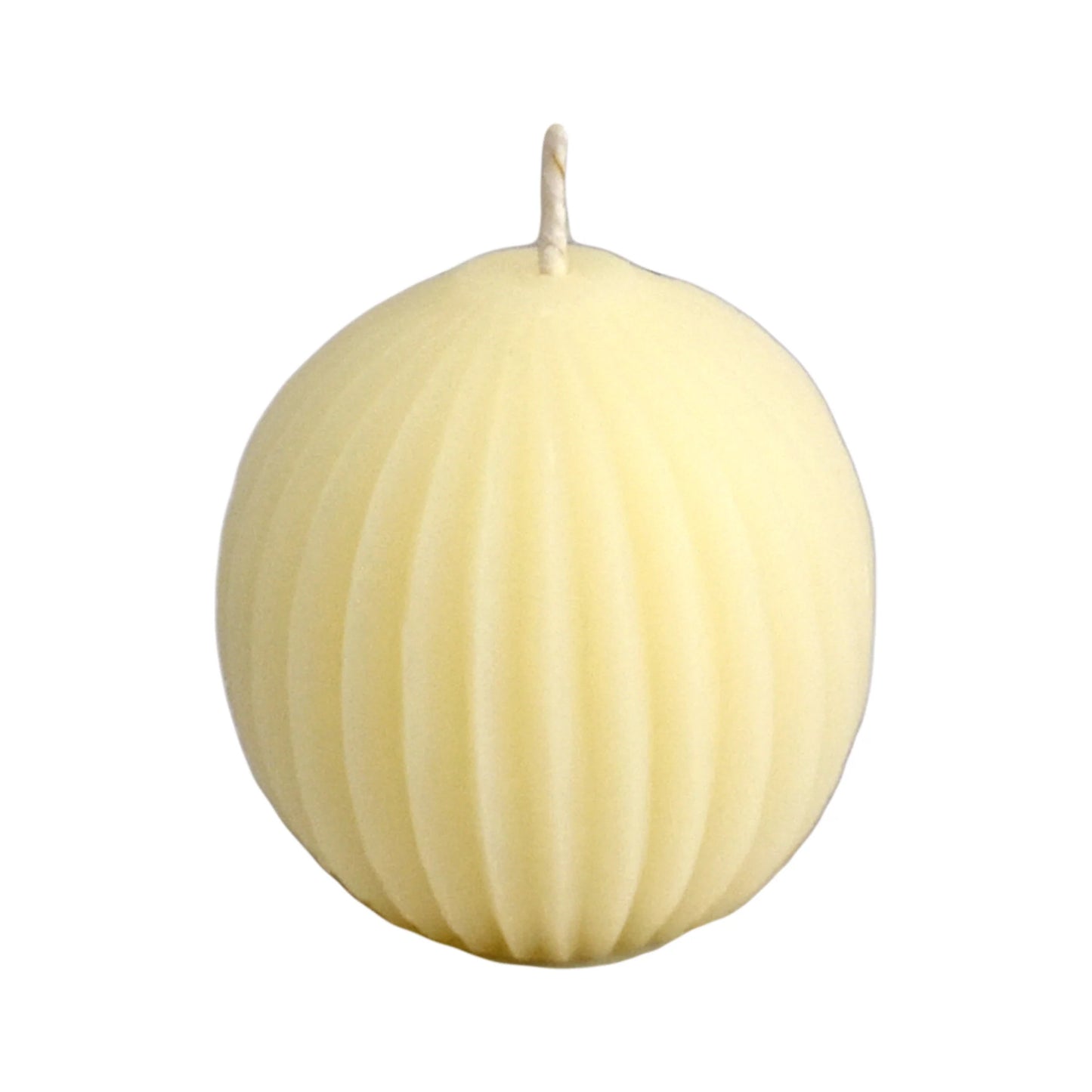 Honey Candles - Fluted Sphere Pearl