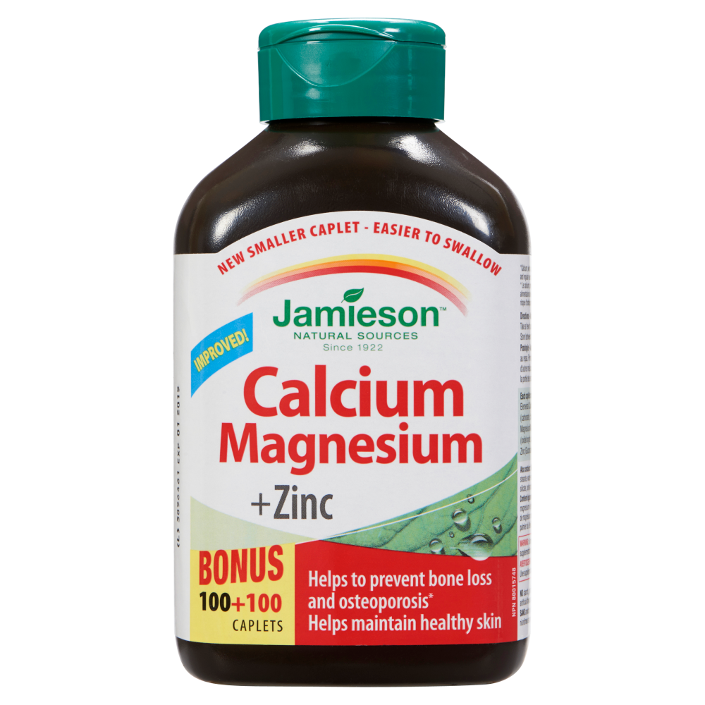 Jamieson - Calcium Magnesium + Zinc - Bonus Size