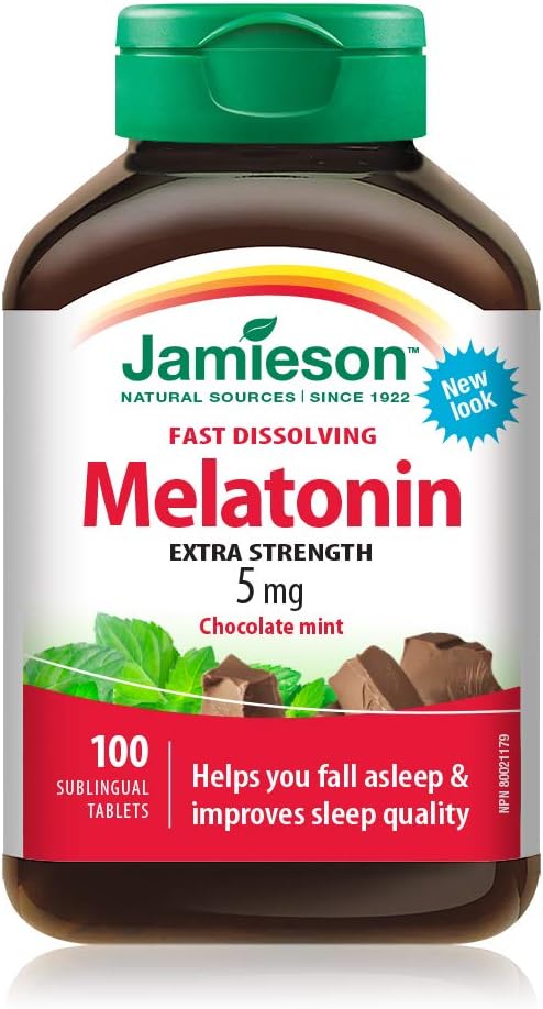 Jamieson - Melatonin 5mg Chocolate Mint