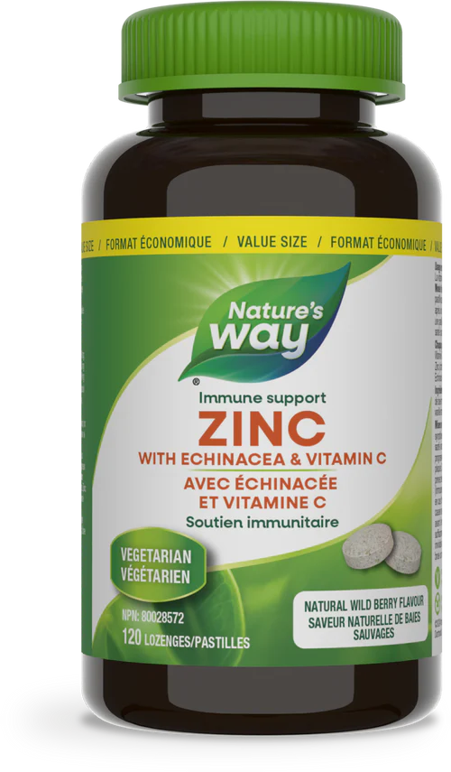 Nature's Way - Zinc w/ Echinacea & Vitamin C