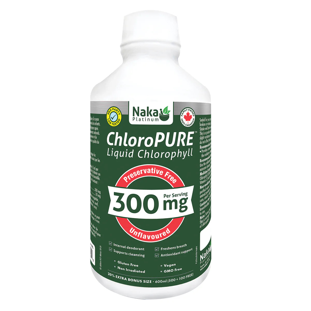 Naka - Chloropure Liquid Chlorophyll Bonus Size
