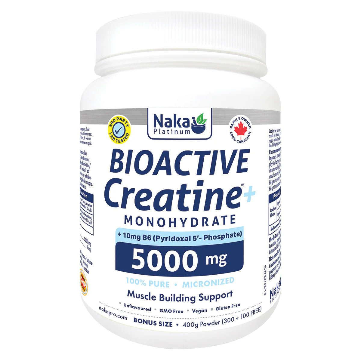 Naka - BioActive Creatine + B6