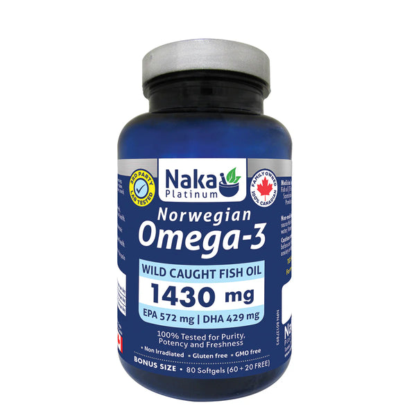 Naka - Norwegian Omega-3 Wild Caught Fish Oil