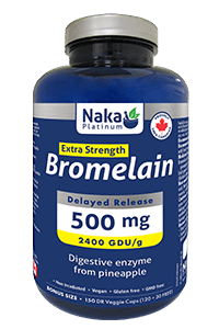 Naka - EXTRA STRENGTH BROMELAIN - 500 mg