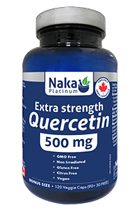 Naka - Extra Strength Quercetin 500mg - Bonus Size