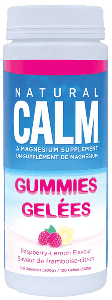 Natural Calm - Magnesium Gummies - Raspberry-Lemon