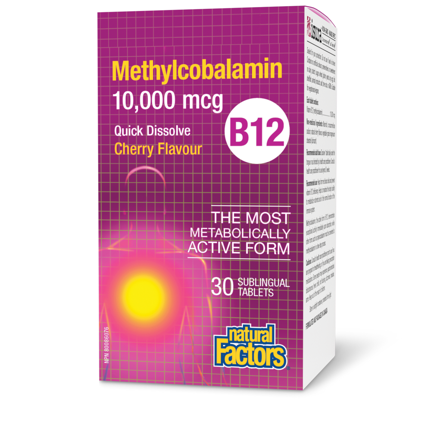 Natural Factors - B12 Methylcobalamin - 10,000 mcg