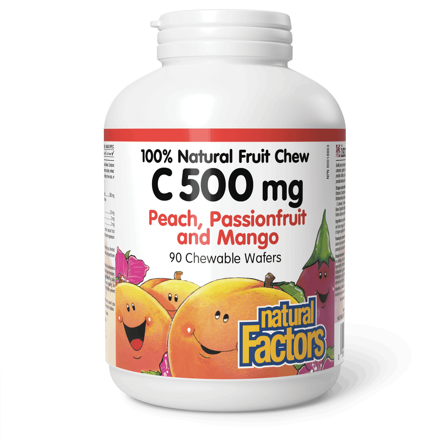 Natural Factors - C 500 mg - Peach, Passionfruit and Mango
