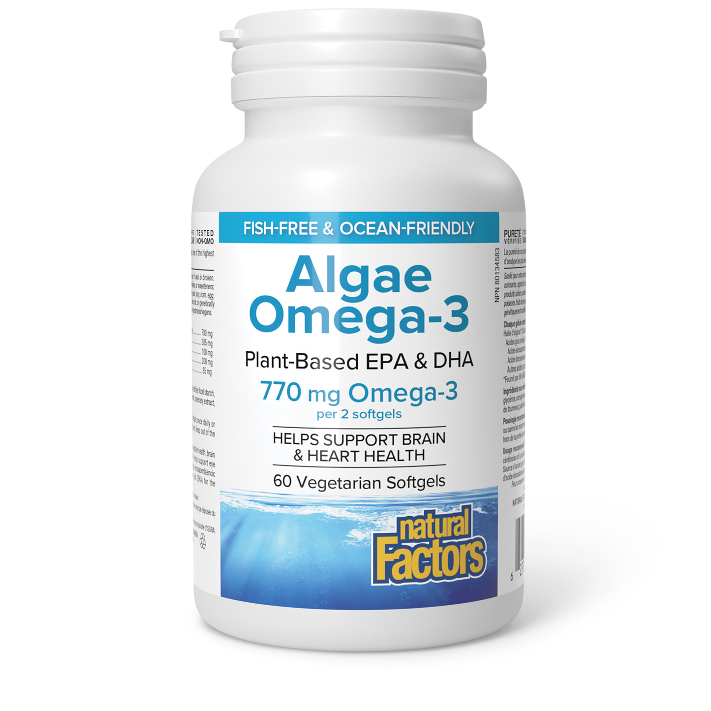 Natural Factors - Algae Omega-3 Plant Based EPA & DHA