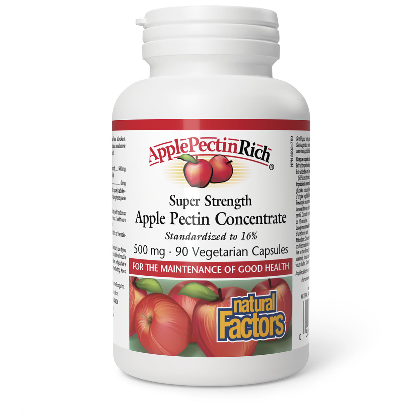 Natural Factors - ApplepectinRich Super Strength Apple Pectin Concentrate
