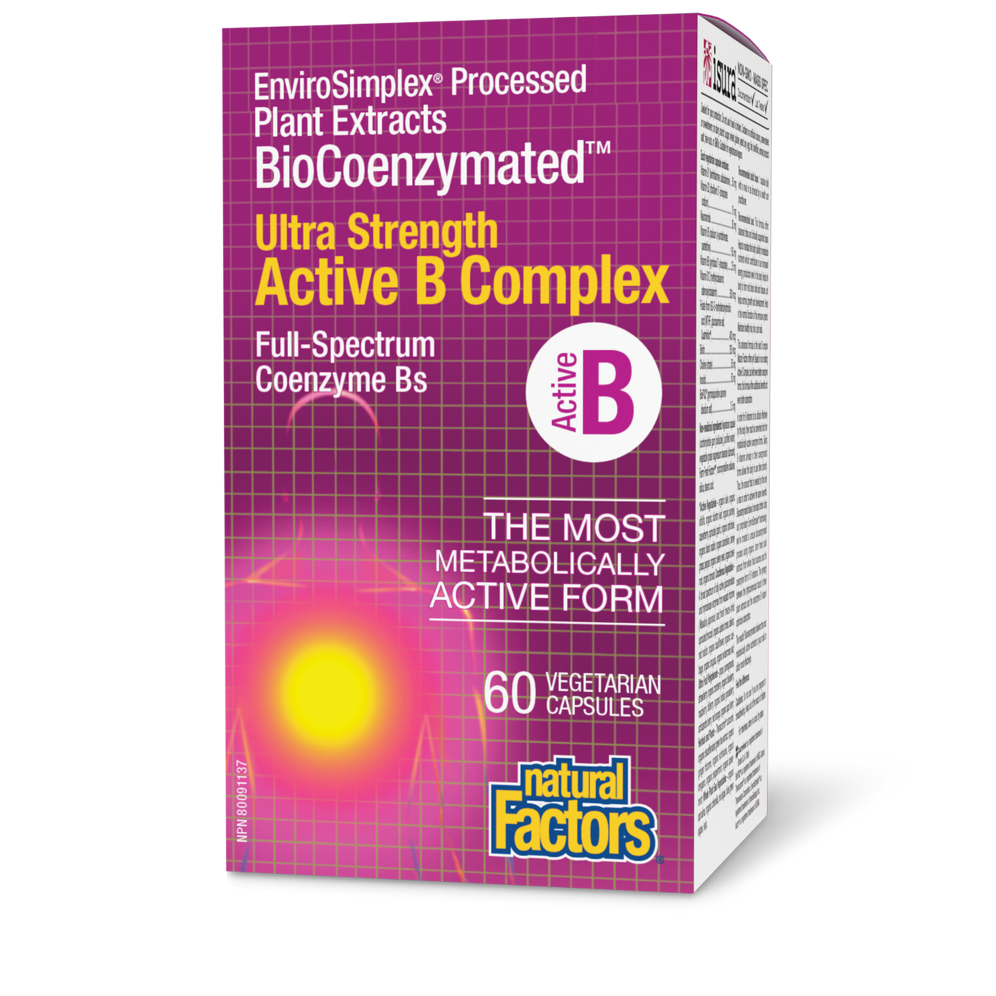 Natural Factors - BioCoenzymated Ultra Strength Active B Complex