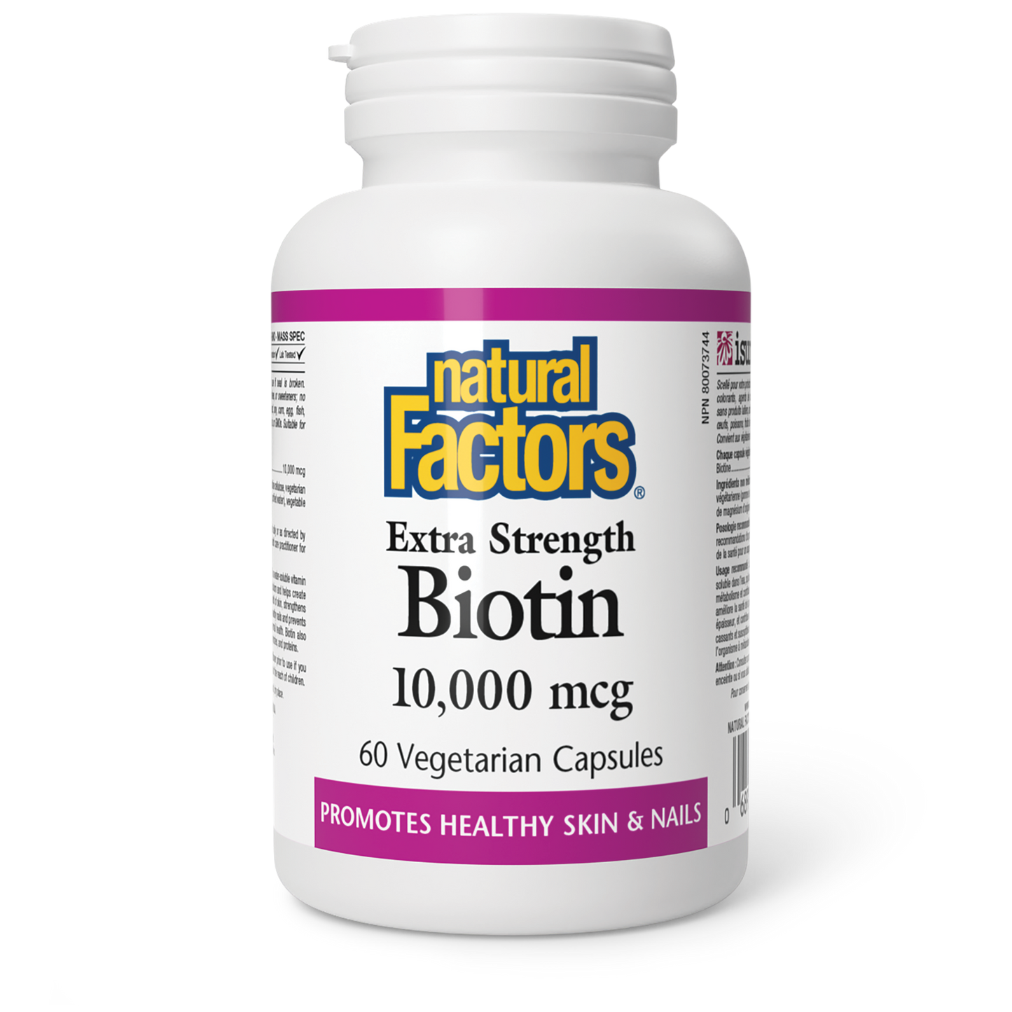 Natural Factors - Extra Strength Biotin - 10,000 mcg