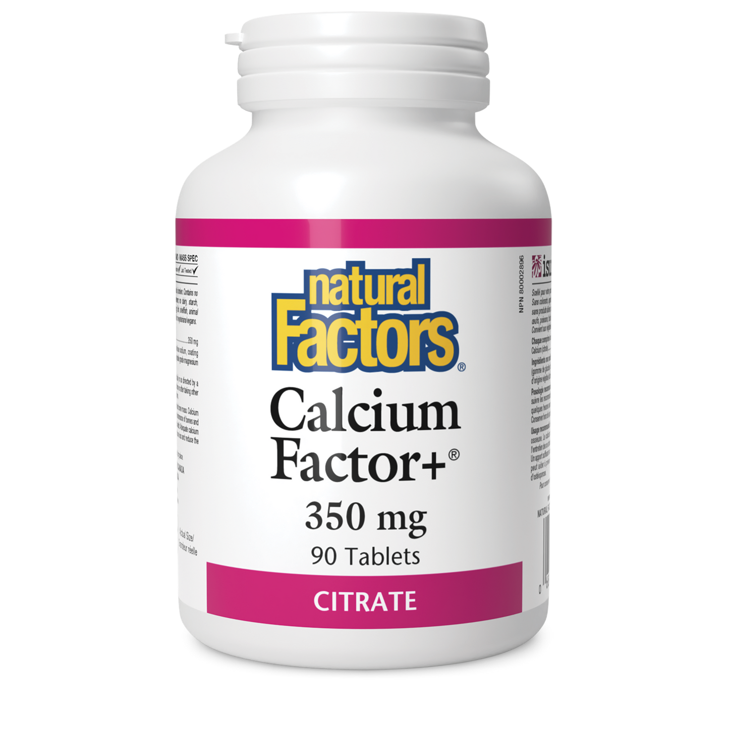 Natural Factors - Calcium Factor+ - 350 mg