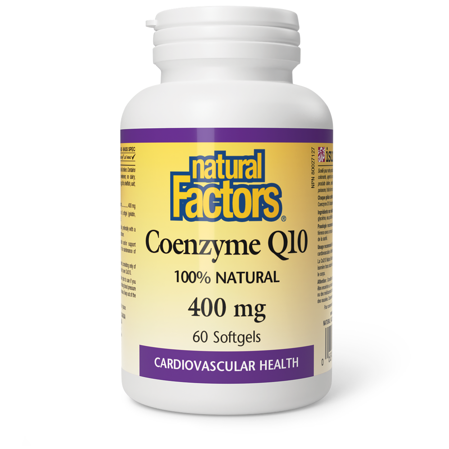 Natural Factors - CoEnzyme Q10 - 400 mg