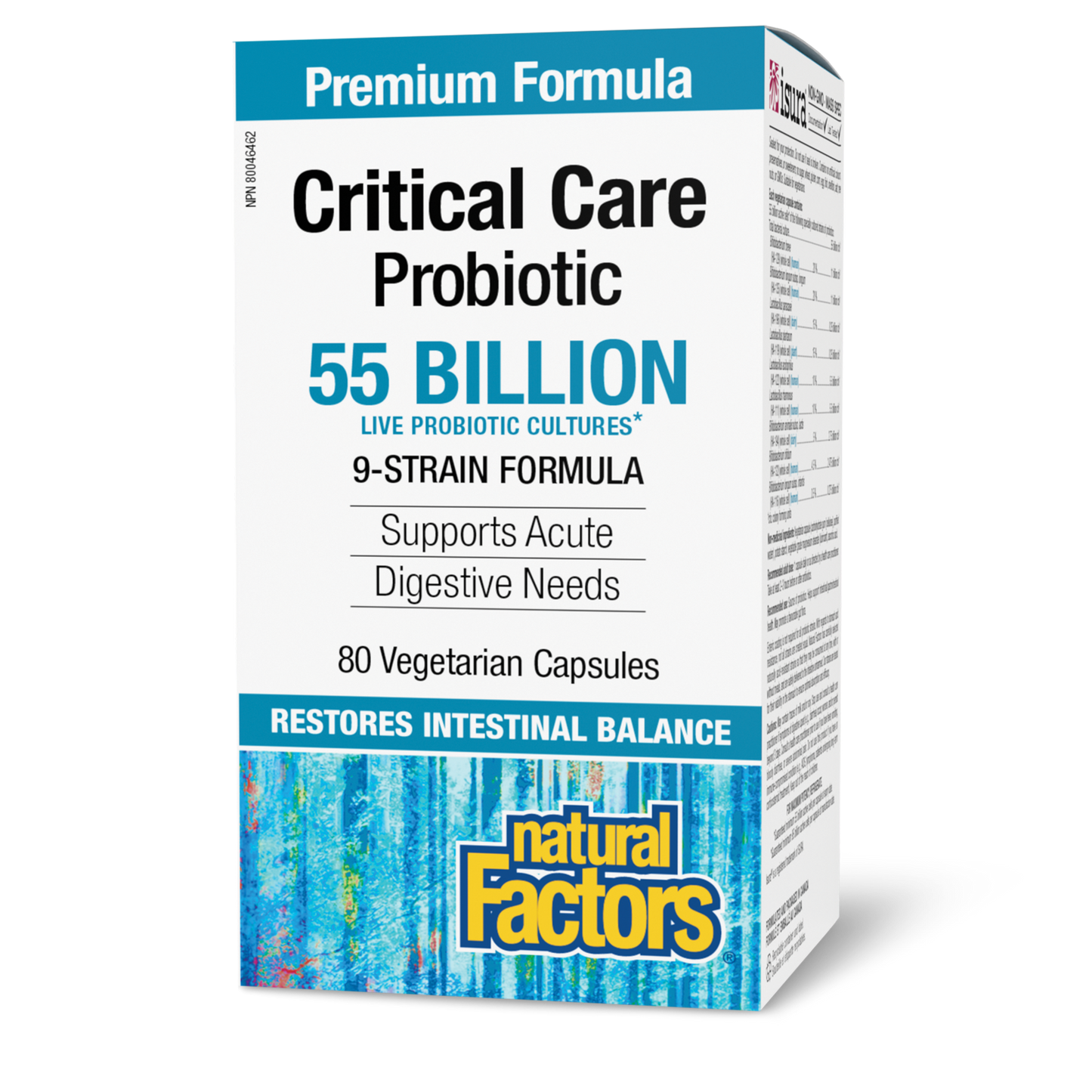Natural Factors - Critical Care Probiotic 55 Billion