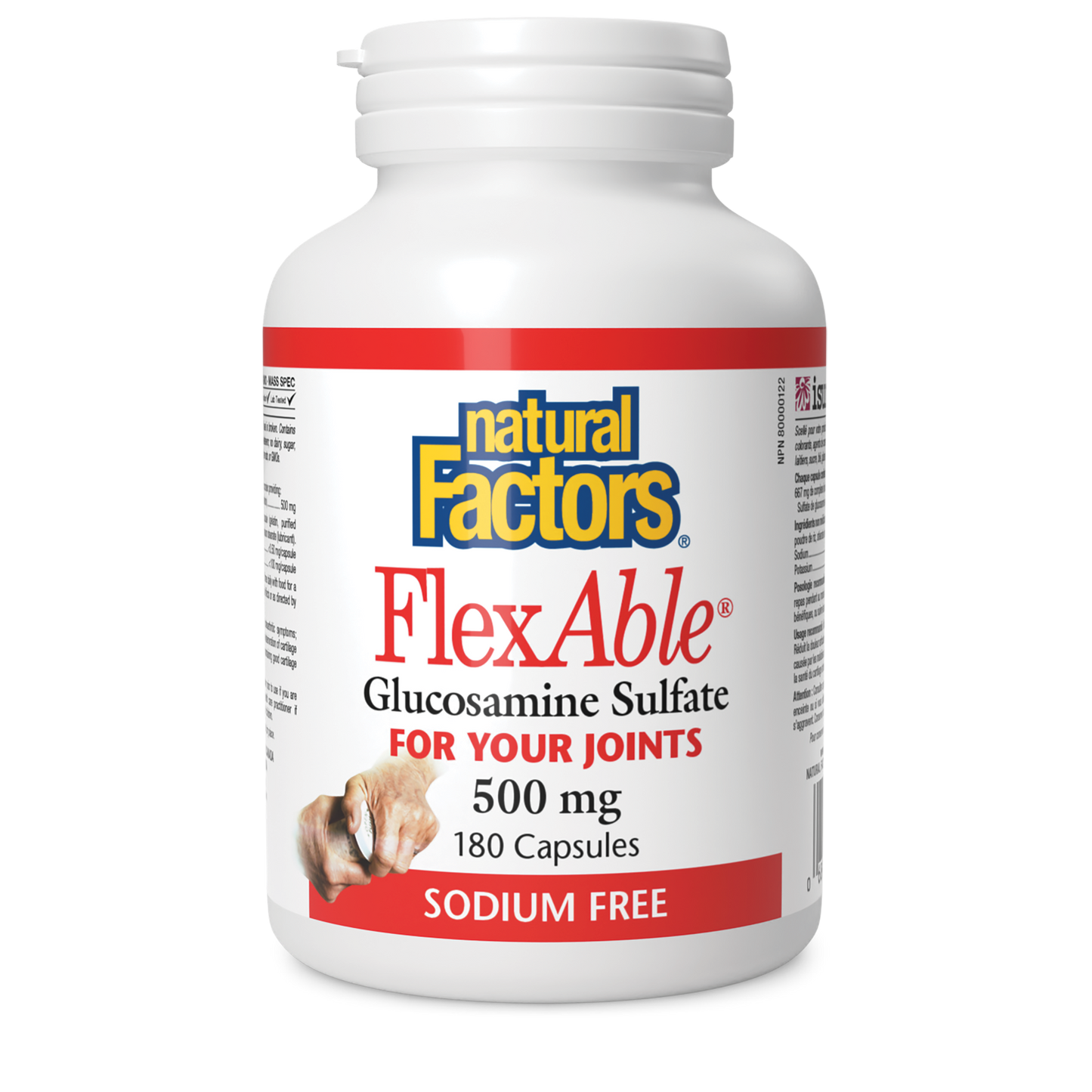 Natural Factors - FlexAble Glucosamine Sulfate - Sodium Free