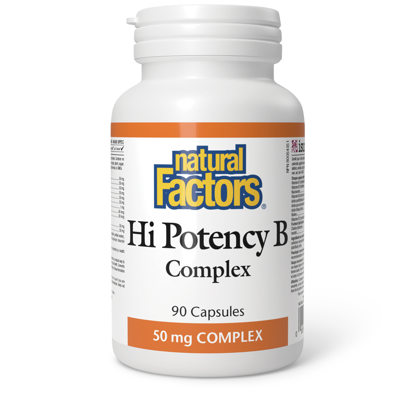 Natural Factors - Hi Potency B Complex - 50 mg