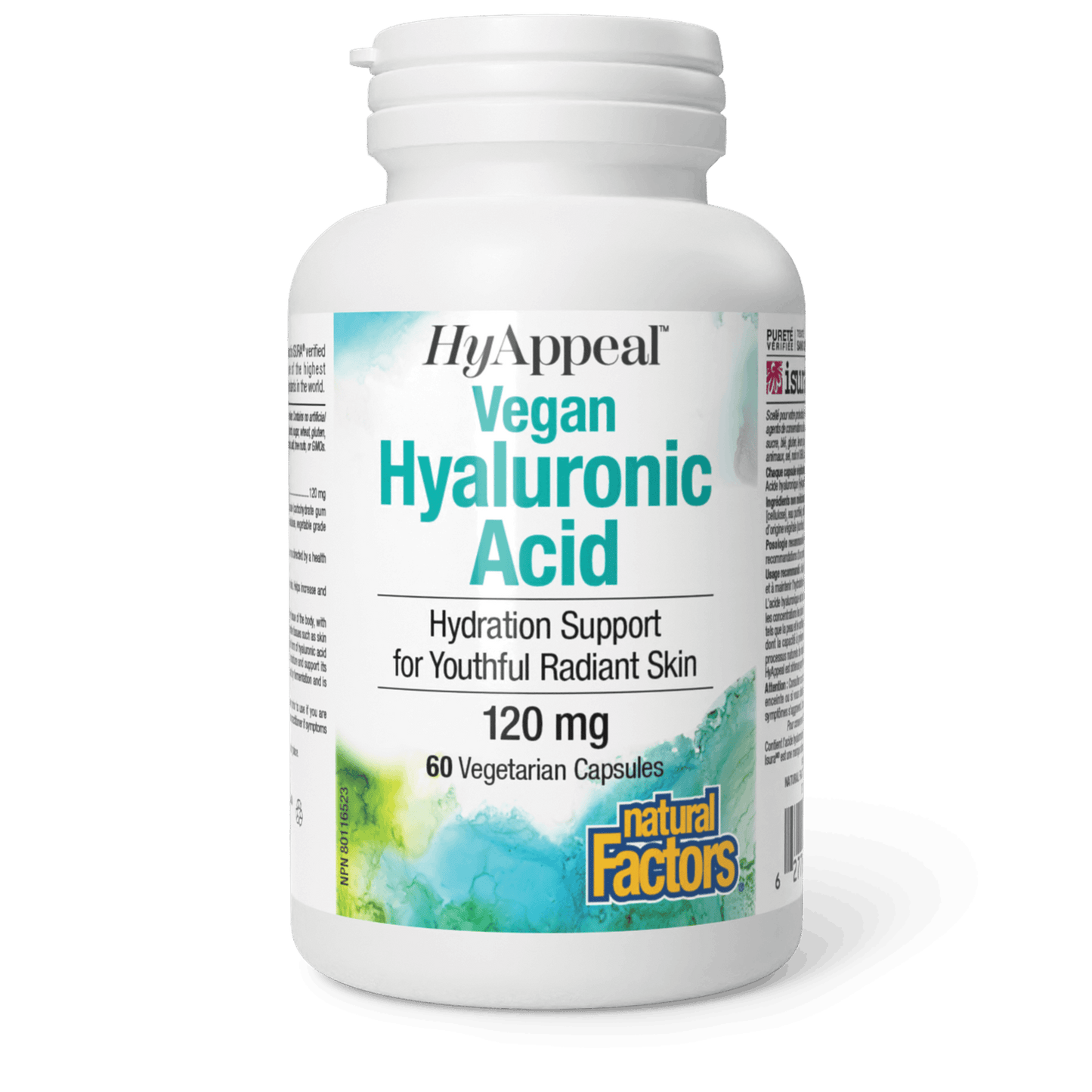Natural Factors - HyAppeal Vegan Hyaluronic Acid 120mg