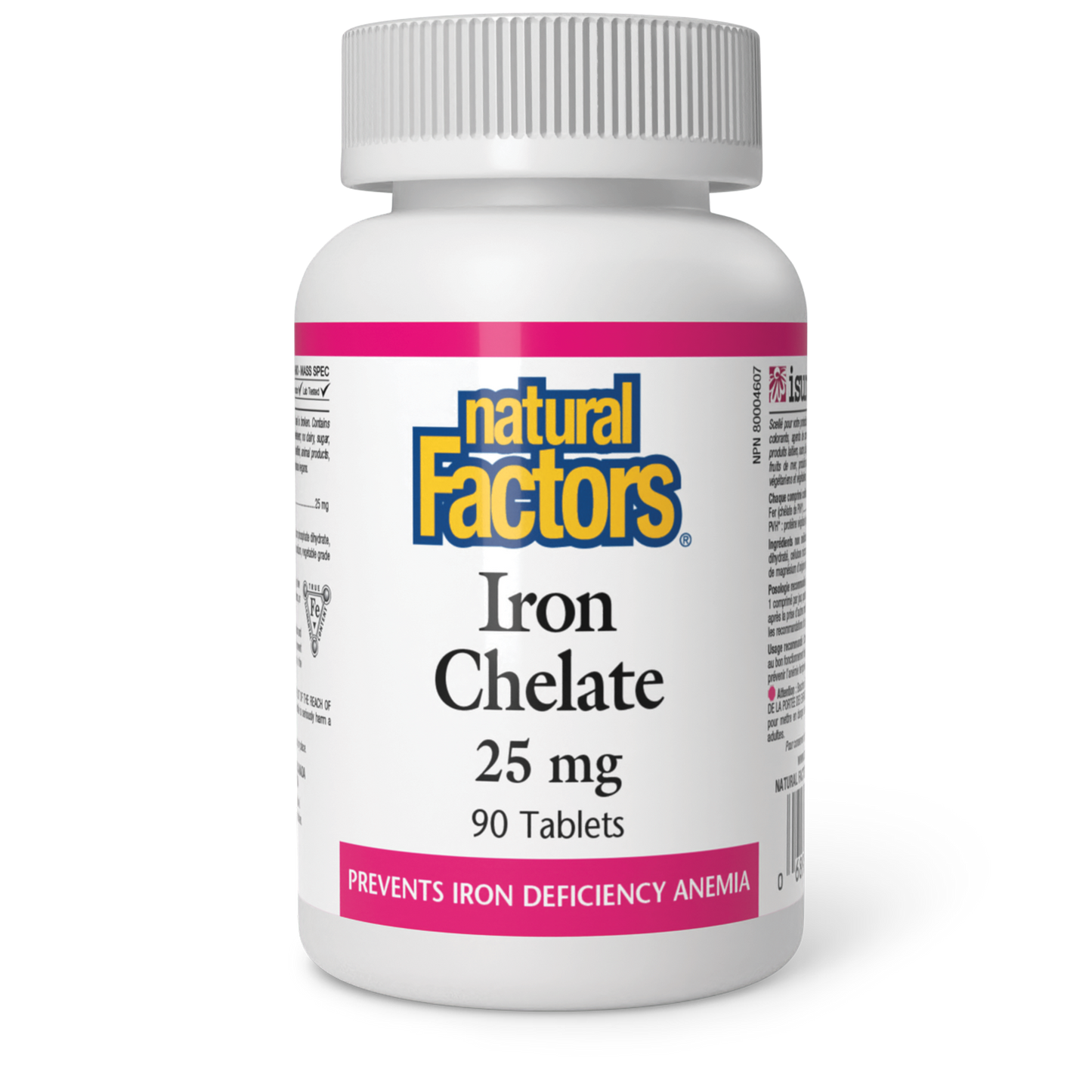 Natural Factors - Iron Chelate - 25 mg