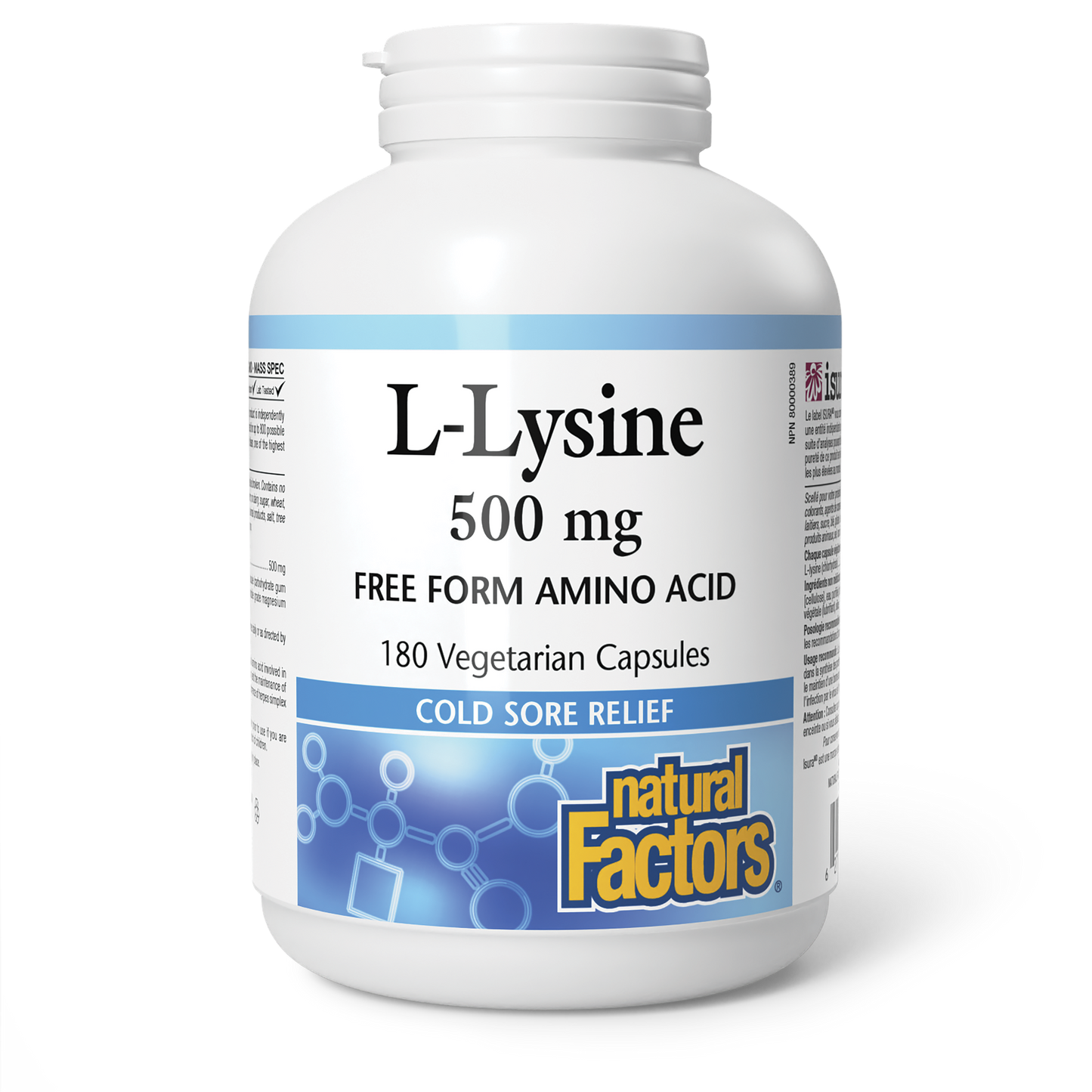 Natural Factors - L-Lysine - 500 mg