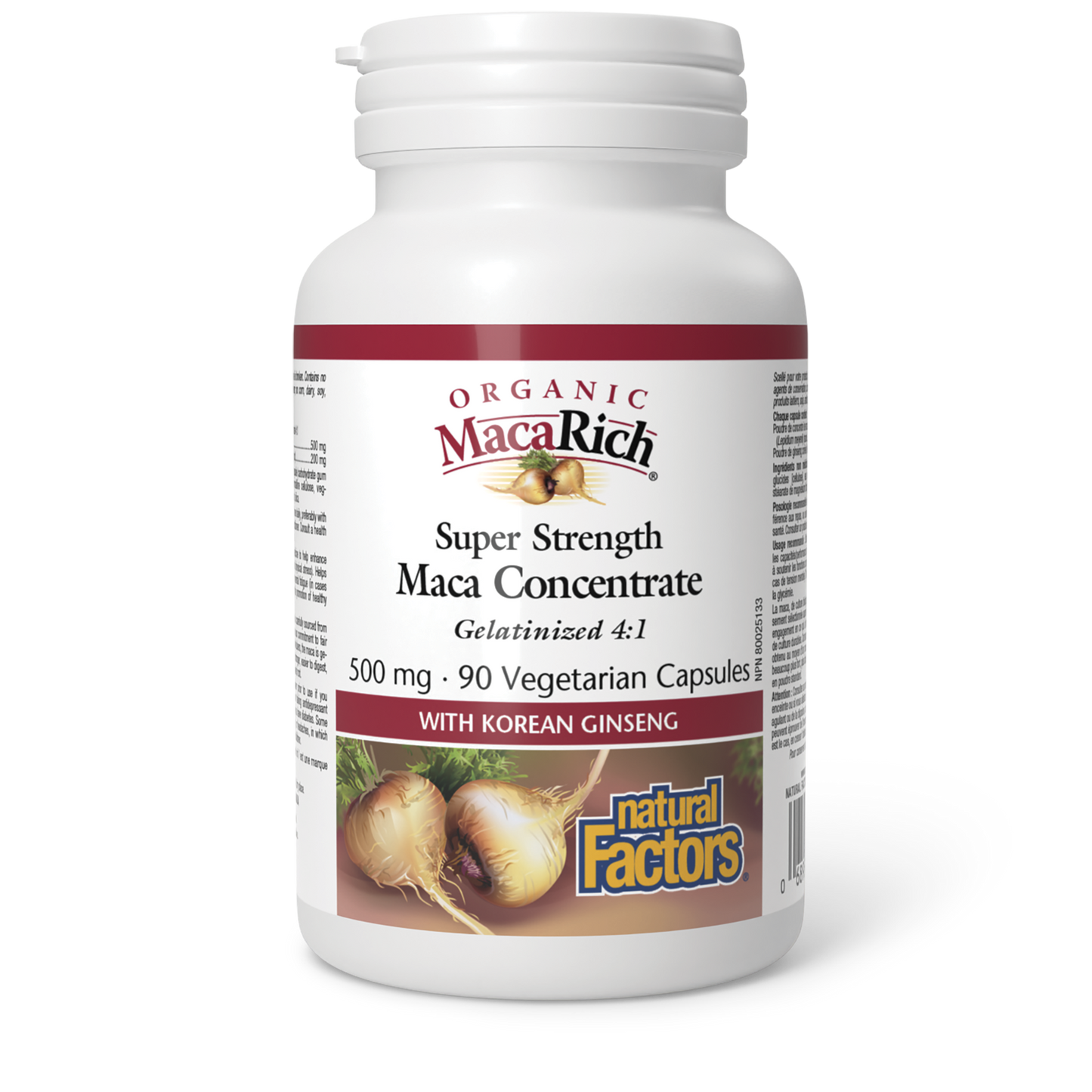 Natural Factors - Organic MacaRich Super Strength Maca Concentrate