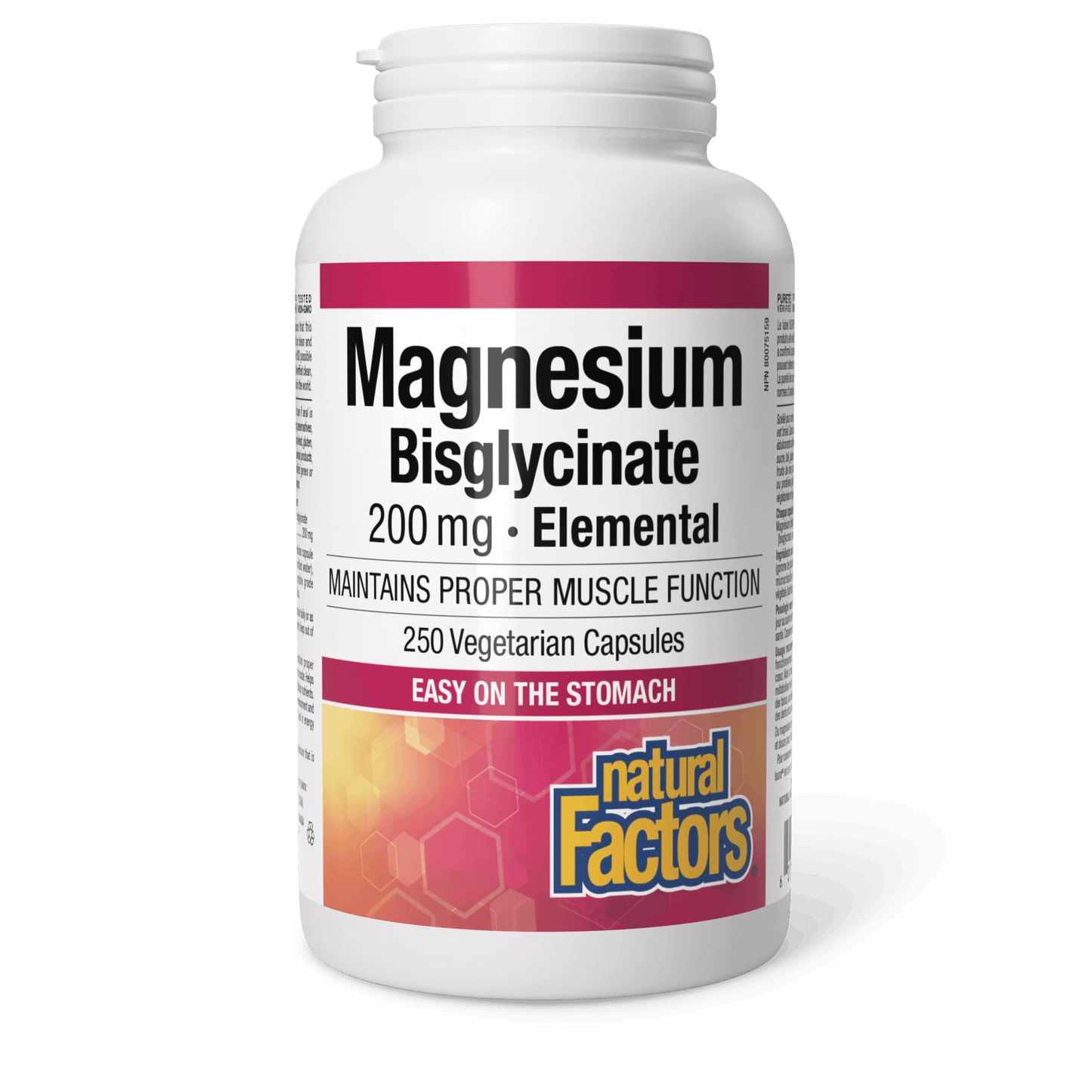 Natural Factors - Magnesium Bisglycinate Elemental - 200 mg