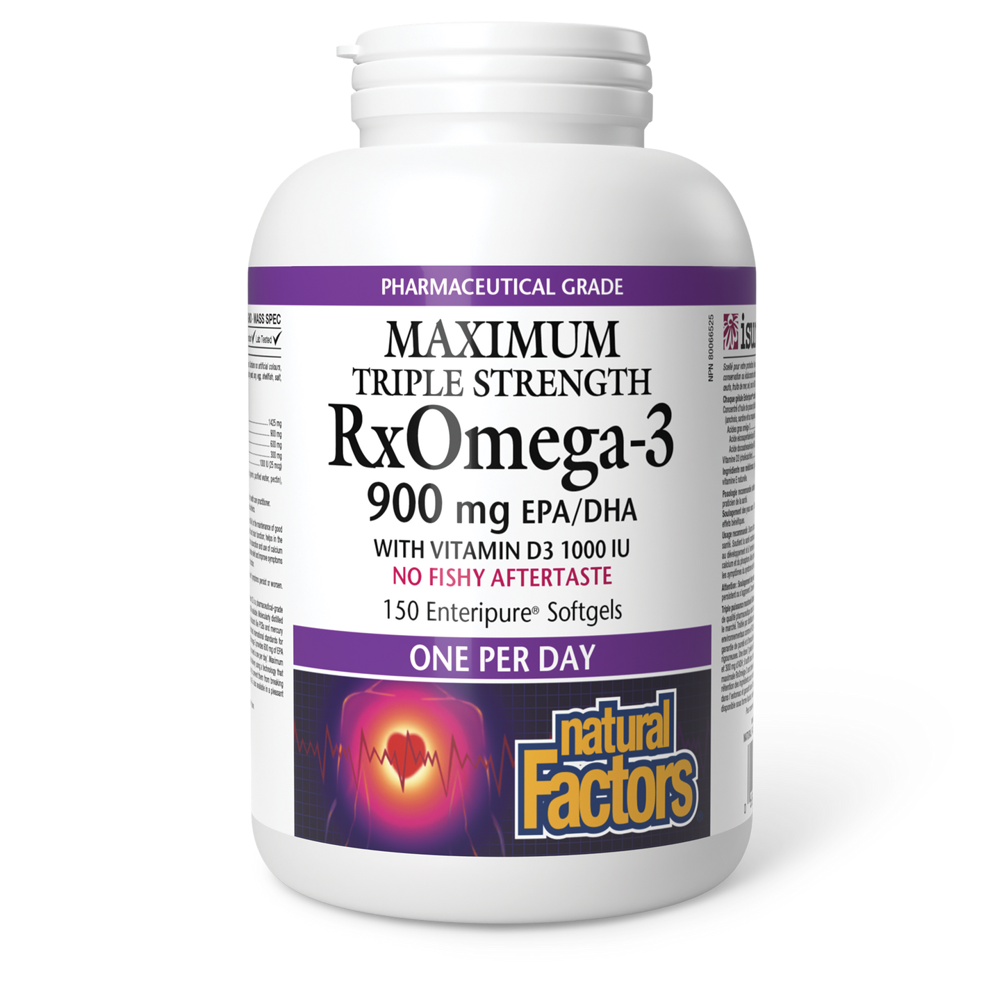 Natural Factors - Maximum Triple Strength RxOmega-3 & with Vitamin D3