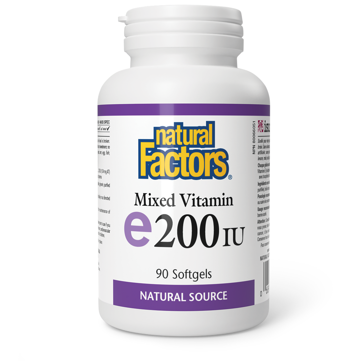 Natural Factors - Mixed Vitamin E 200 IU