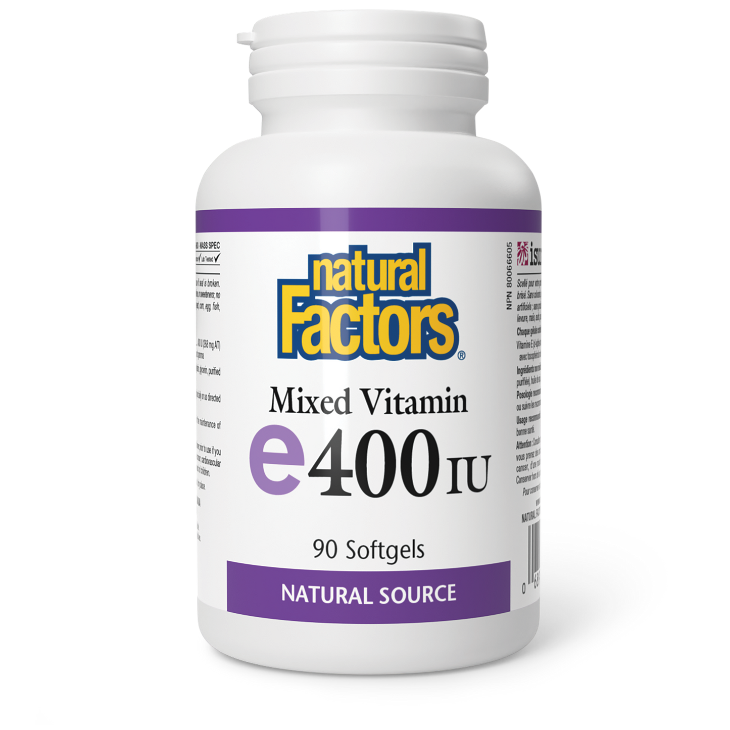 Natural Factors - Mixed Vitamin E 400 IU